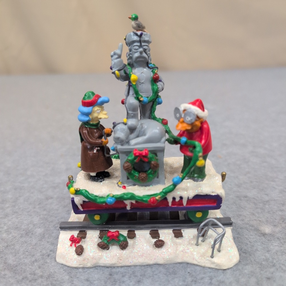 The Simpsons Christmas Express Christmas in Jebidiah Park Sculpture 0270 2005 - Picture 1 of 5